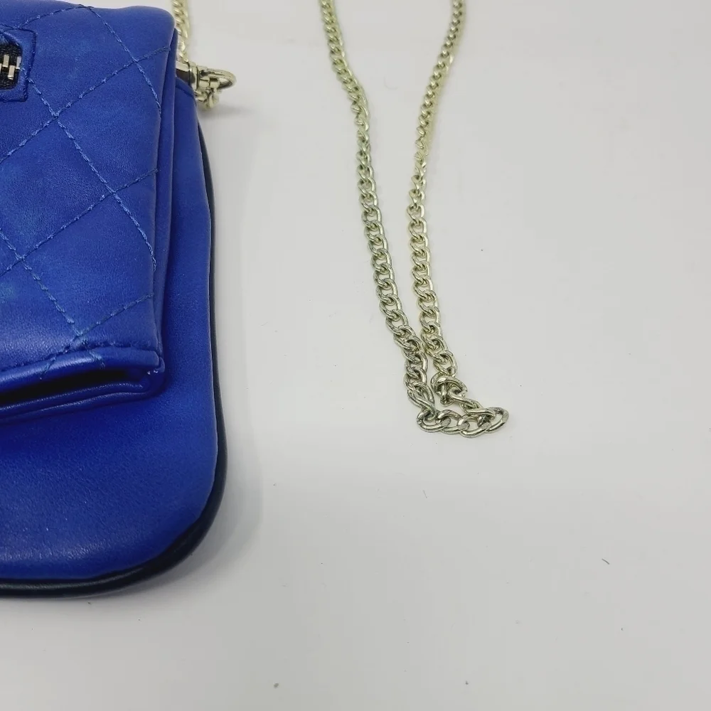 Urban Expressions | Women's Royal Blue Fold Front Crossbody Bag (One Size)
